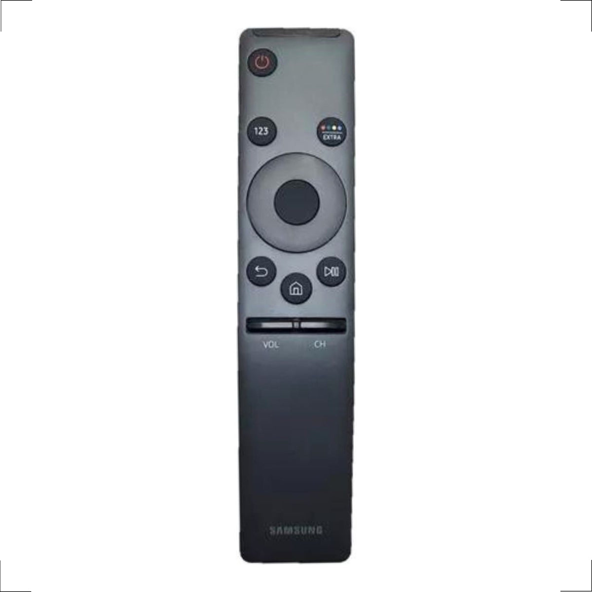 Controle Original Samsung Smart Tv 4k Sem Comando De Voz Preto