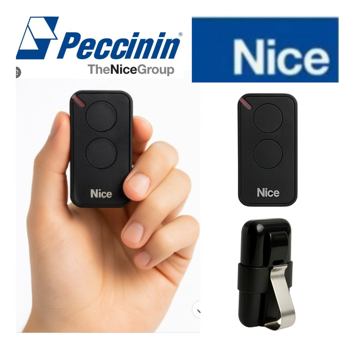 Controle Nice Era Inti Portão Linear Peccinin Remoto 433,92