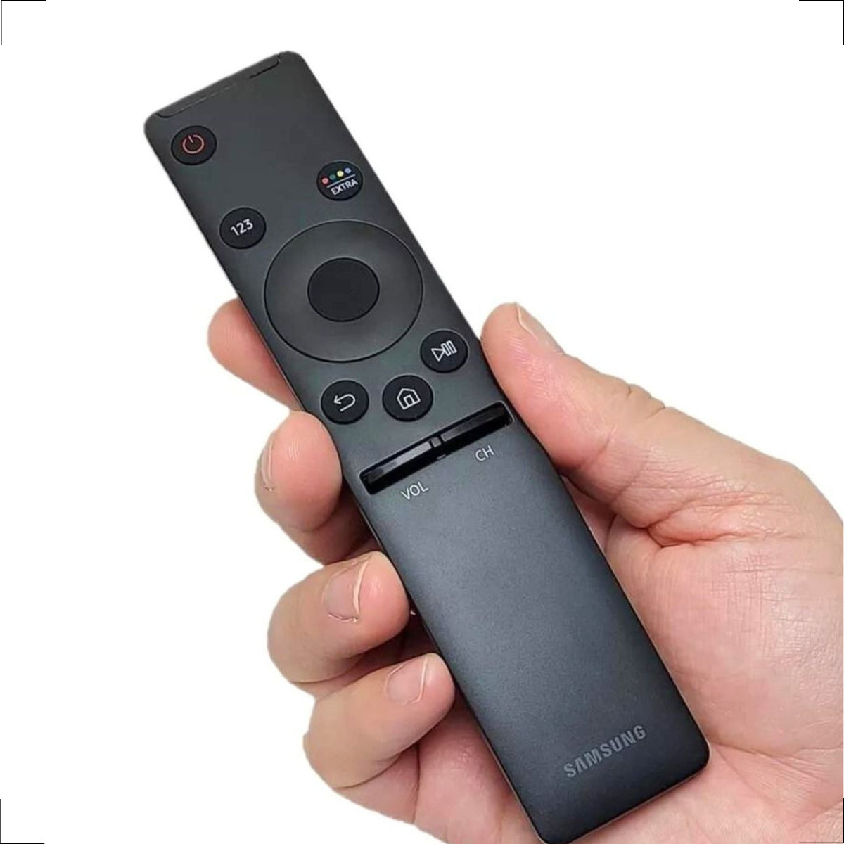 Controle Original Samsung Smart Tv 4k Sem Comando De Voz Preto