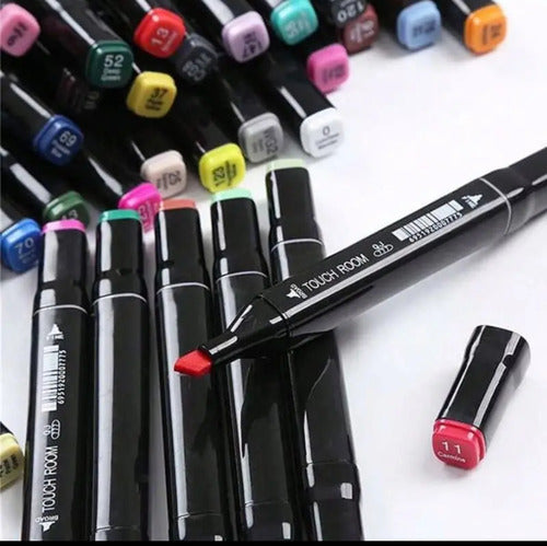 Conjunto Canetinhas Coloridas Com Ponta Dupla - Kit 24 Cores