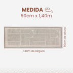 Tapete Passadeira 0,50x1,40m Línea Tear Decorativo Cozinha
