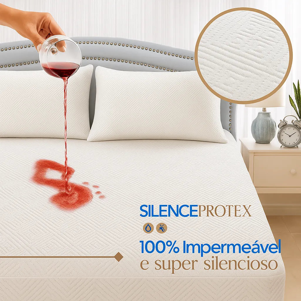 Protetor de Colchão Impermeável - Premium - Super Silencioso